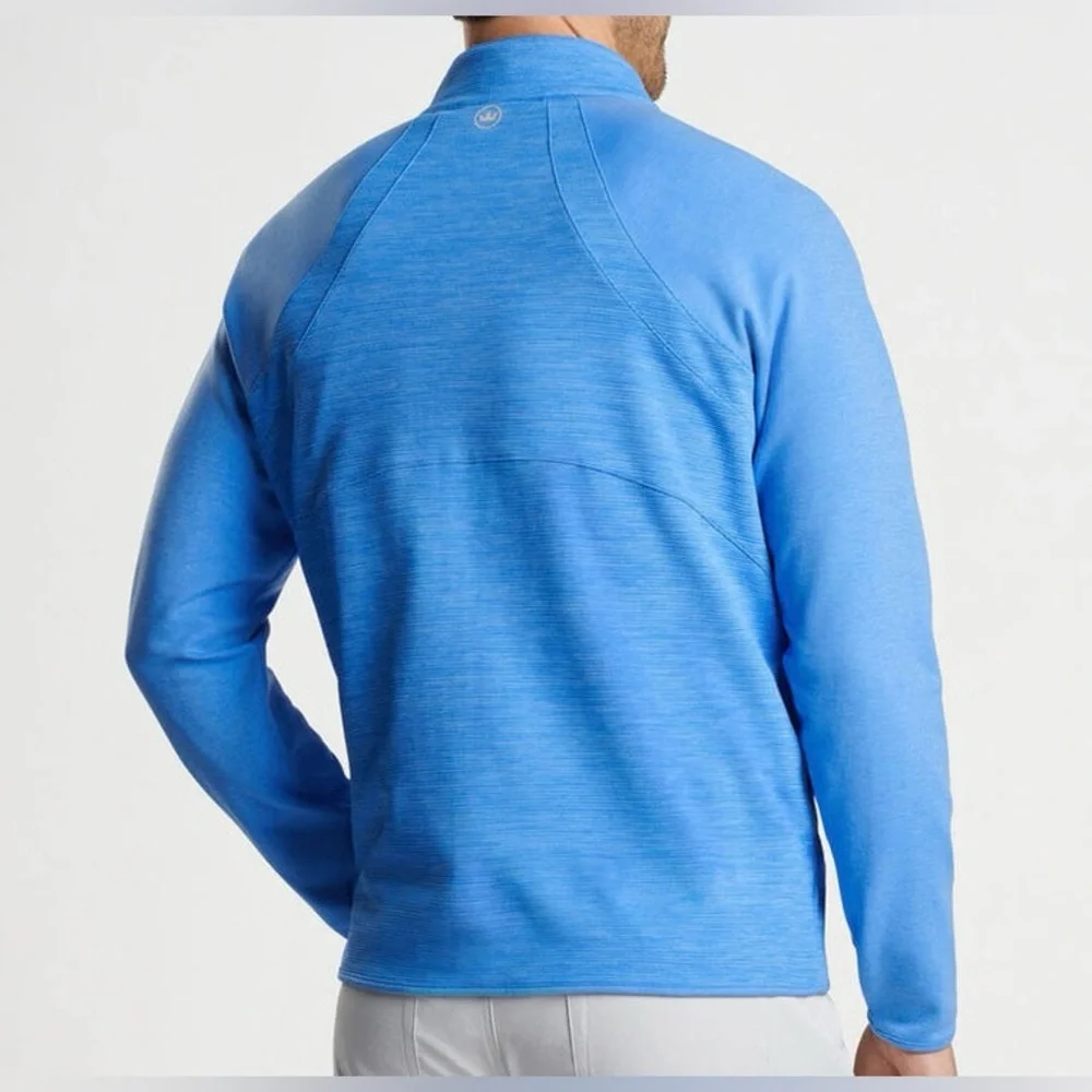 Peter Millar Liberty Blue Vista Hybrid Full-Zip Jacket MF24EK43 Golf - Picture 5 of 6